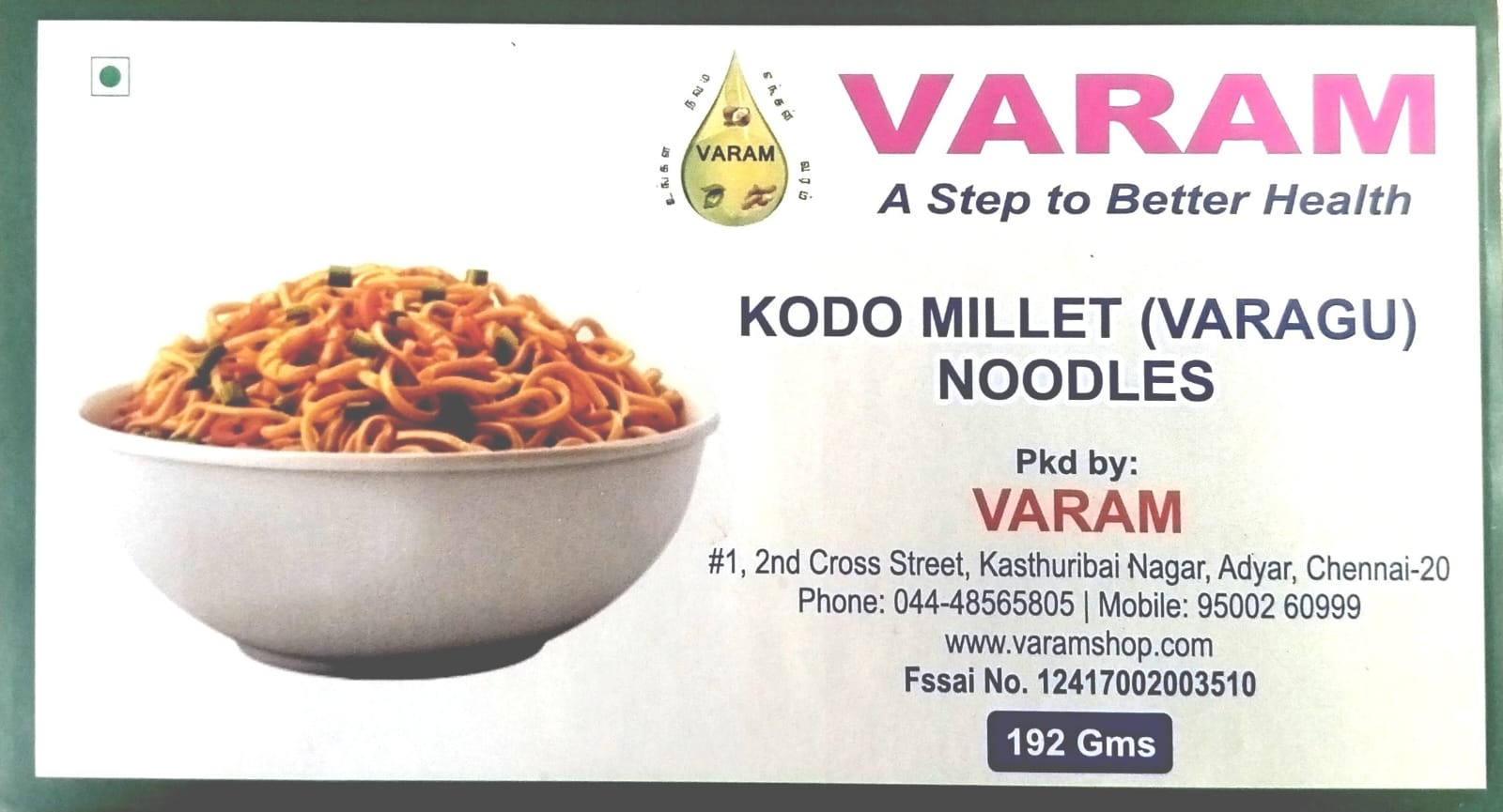 VARAGU NOODLES